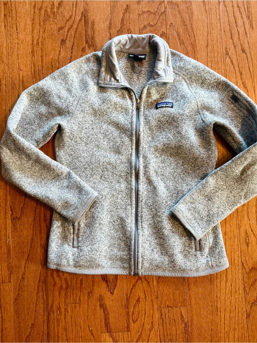 Patagonia Light Gray Full Zip Better Sweater